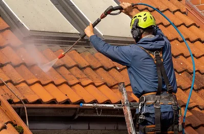 Démoussage et hydrofuge de toiture à Orban